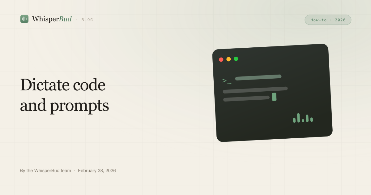 Voice-to-Text for Coding on Mac
